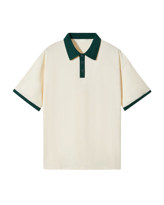 Polo Shirt Mænd Hvid Størrelse M Kato-1