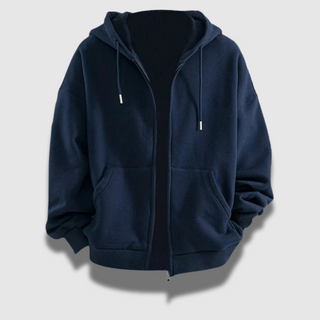 Mænds Klassisk Fuld Lynlås Hoodie Til Enhver Lejlighed