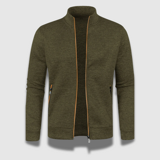 Mænds Premium Komfortable Stilfulde Bløde Strikket Cardigan-Men's cardigan-UBAY-Army grøn-S-UBAY