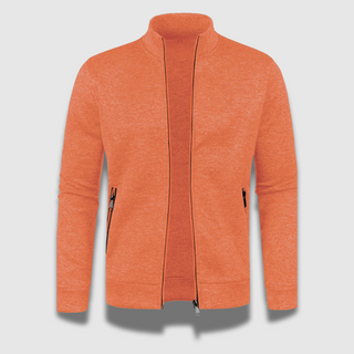 Mænds Premium Komfortable Stilfulde Bløde Strikket Cardigan-Men's cardigan-UBAY-Orange-S-UBAY